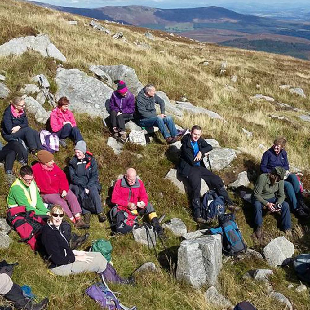 The Blackstairs Mountains has a fascinating historical heritage. This five-hour mountain walk explores its history with a focus on standing stones, ancient rock art, raths, dolmens and old settlements. While still a mountain walk, time will be taken to look and talk about sites of historical interest and the overall history of the area. Normal hill walking gear is required.