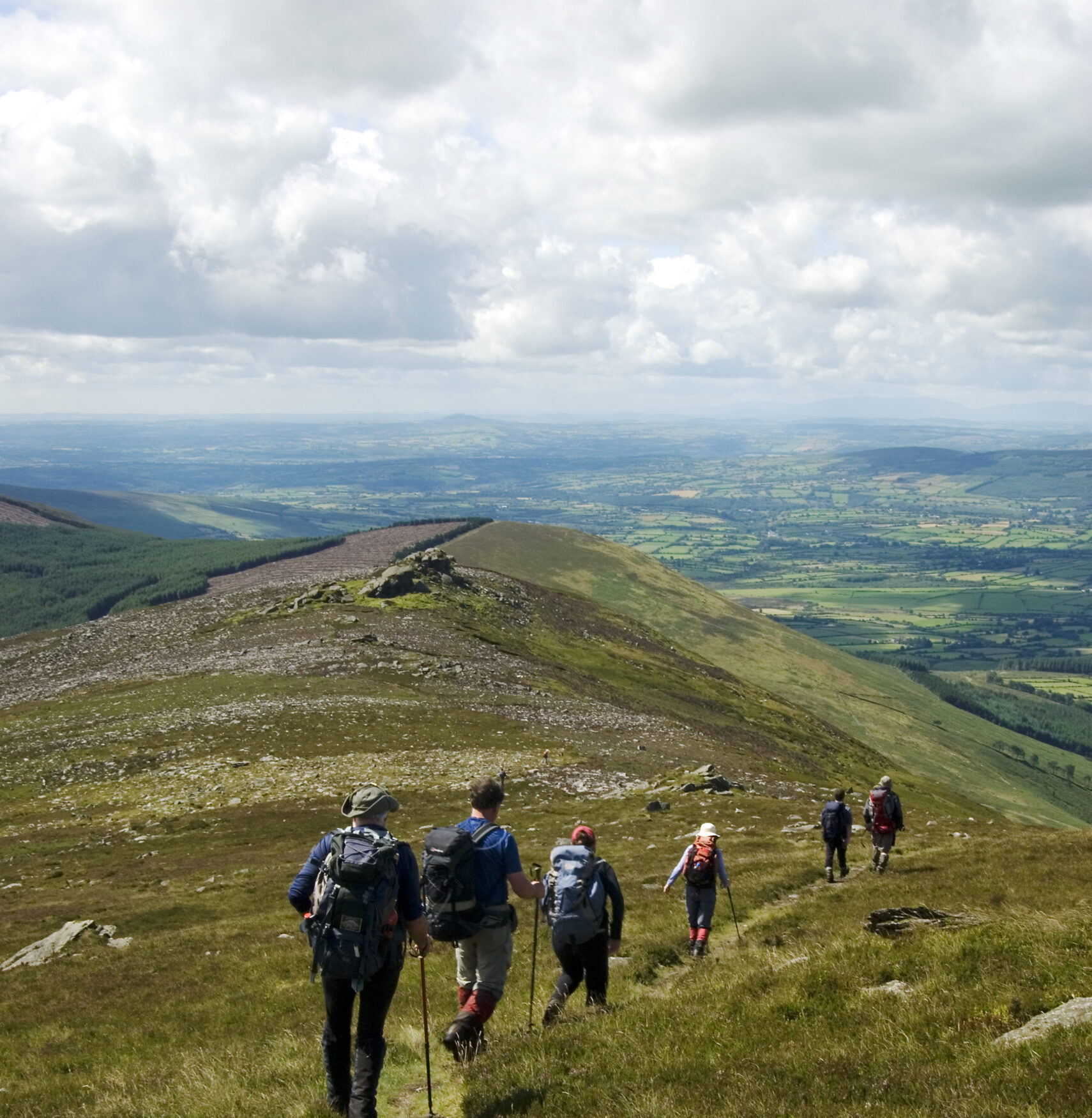 B Walk - Walk 14 – Ballycrystal to Scullogue Gap - Blackstairs Ridge Walk