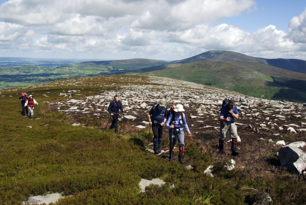 Climbing Blackstairs Mountain